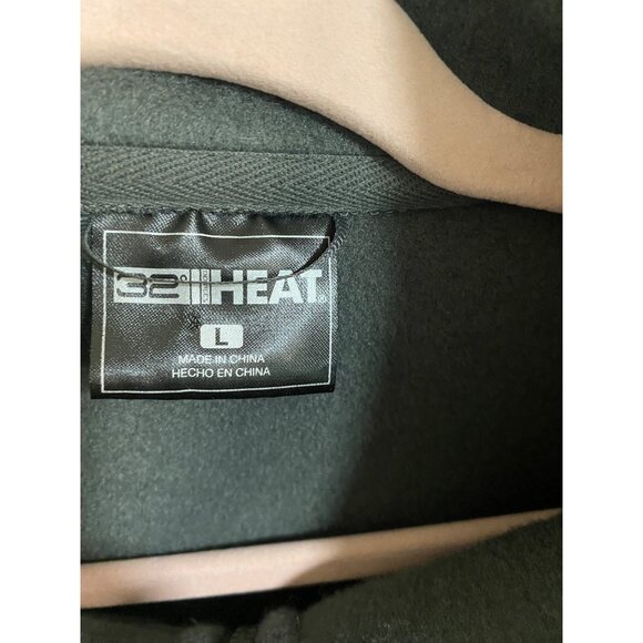 32 Degrees Heat Womens Full-Zip Fleece Jacket Gray Size Large Polyester Blend - Picture 5 of 7